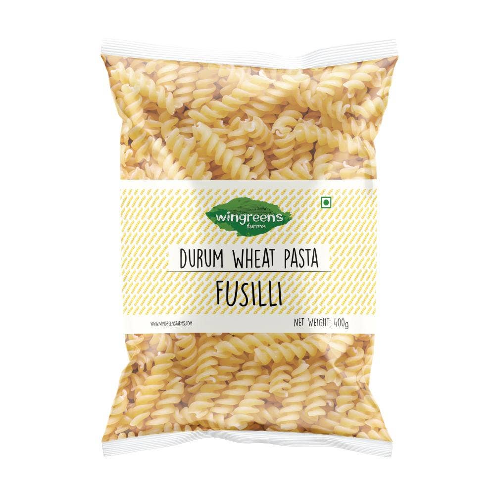 Fusilli (400g) with White Sauce with Herbs (50g)