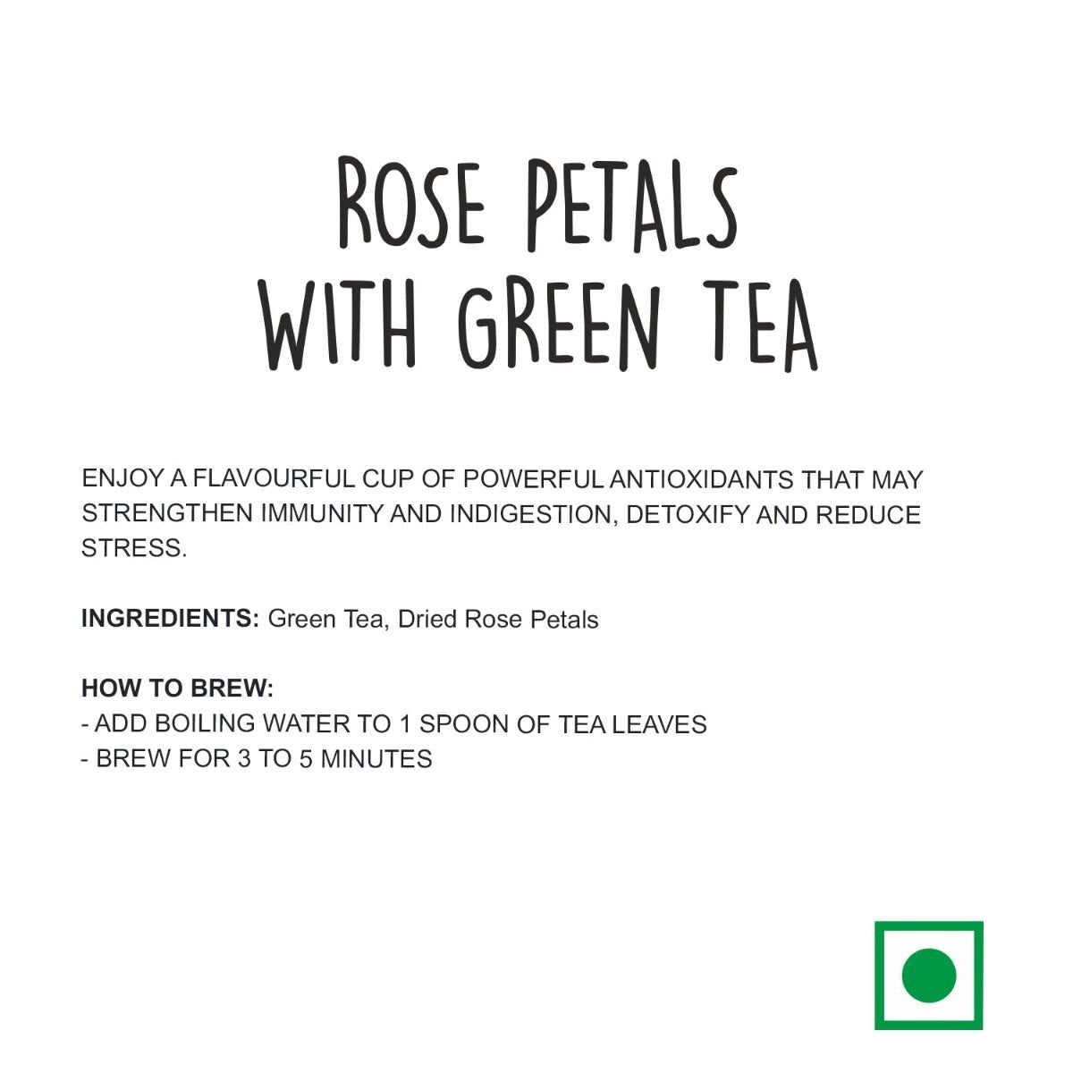 rose green tea ingredients