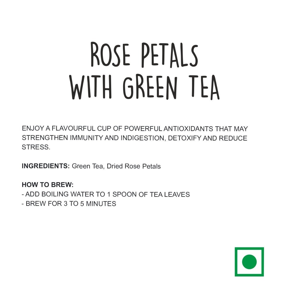 Rose Petals with Green Tea